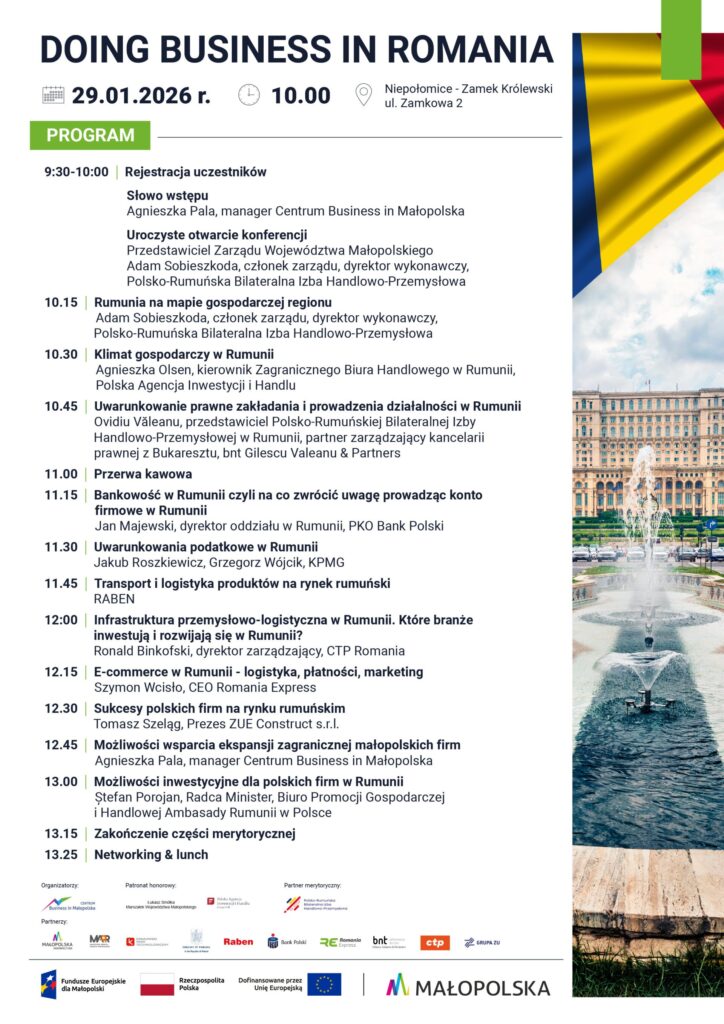 agenda doing business in romania