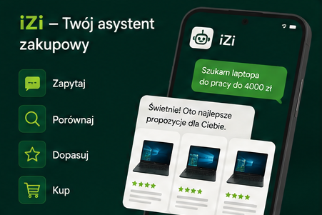 iZi od eMAG – AI asystent zakupowy wspierający klientów e-commerce w wyszukiwaniu, porównywaniu i zakupach online w 2026 roku