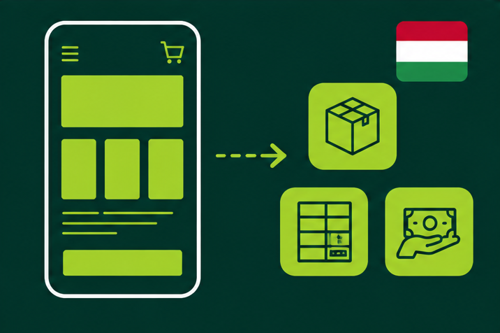 Sprzedaż e-commerce na Węgrzech z dostawą do automatów paczkowych i płatnością za pobraniem